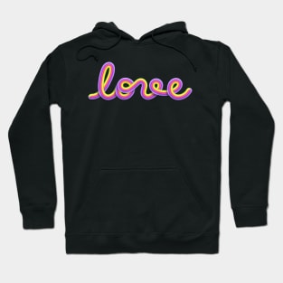 Rainbow love Hoodie